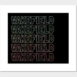 Wakefield Name Pattern Posters and Art